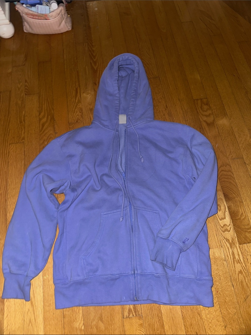 TNA Lavender Zip-Up Hoodie Sweatshirt